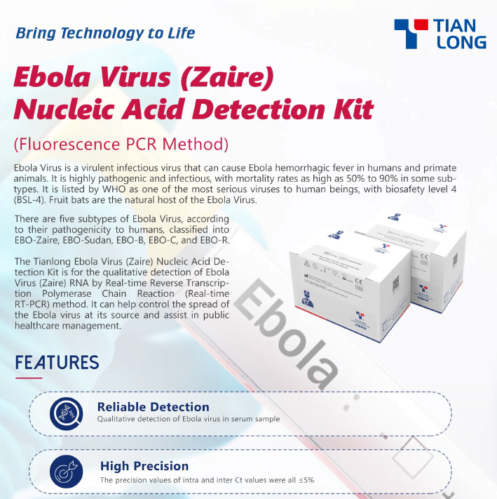 Bộ Kit phát hiện axit nucleic vi-rút sốt xuất huyết Ebola (Zaire)