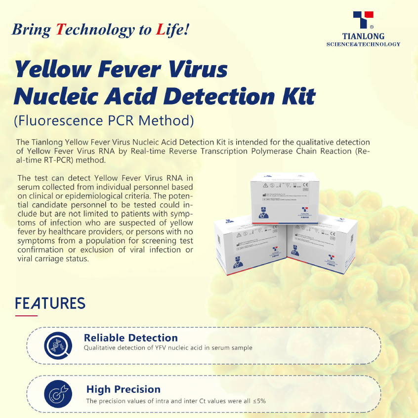 Bộ Kit phát hiện axit nucleic virus sốt vàng da