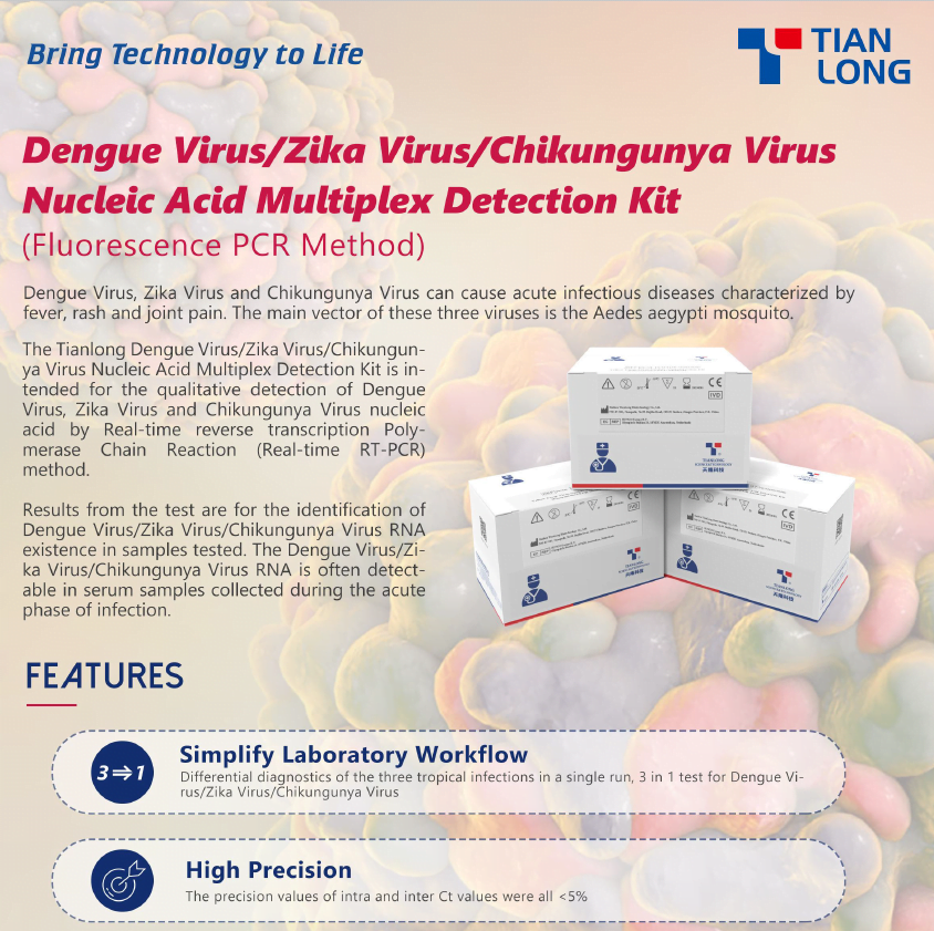 Kit PCR virus sốt xuất huyết Dengue-Zika-Chikungunya